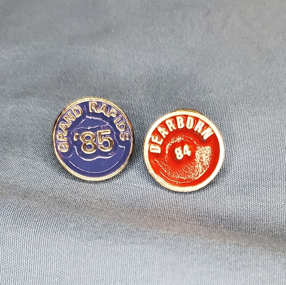 Michigan American Legion Auxiliary '84 & '85 Pins